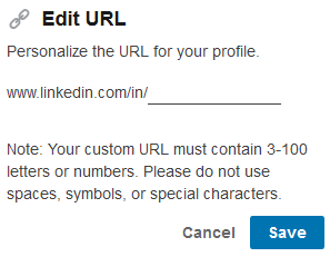 LinkedIn URL